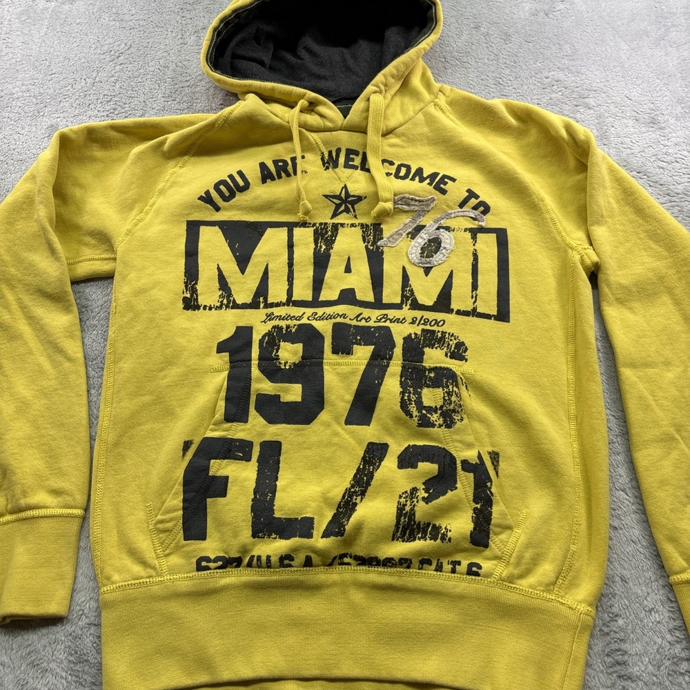 Zara Mustard Graphic Zip Up Sweater